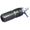 Sato Parts Black Insulated Terminal Post 30A 250V M5 x 0.8 Thread T-3830-B