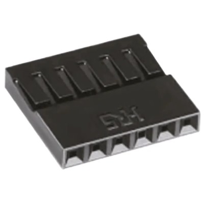 Hirose A2 Series Straight Cable PCB Socket 5-Contact 1 Row 2.54 mm Pitch Crimp A2-5S-2.54C