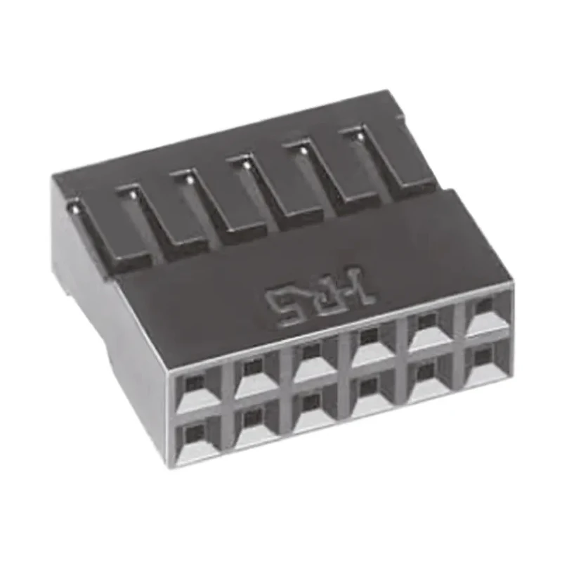 Hirose A1 Series Straight Cable PCB Socket, 10-Contact, 2 Row, 2.54 mm Pitch Crimp A1-10D-2.54C