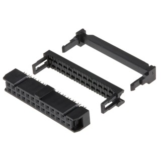 RS PRO 26-Way IDC Connector Female for Cable Mount, 2 Row, 500V DC, 1A Current 642-4935