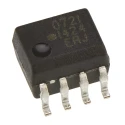 Broadcom DC Input Optocoupler 6.5V 10μA Max Input Current, 9ns Rise Time, Tube Packaging HCPL-0721-000E