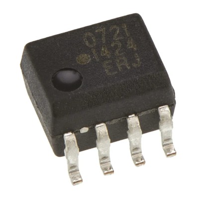 Broadcom DC Input Optocoupler 6.5V 10μA Max Input Current, 9ns Rise Time, Tube Packaging HCPL-0721-000E