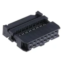 RS PRO 16-Way IDC Connector Female for Cable Mount, 2 Row, 500V DC, 1A Current, Gold over Nickel Plating 642-4957