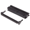 RS PRO 34-Way IDC Connector Female for Cable 2 Row 500V DC 1A Right Angle Phosphor Bronze Contacts 642-4985