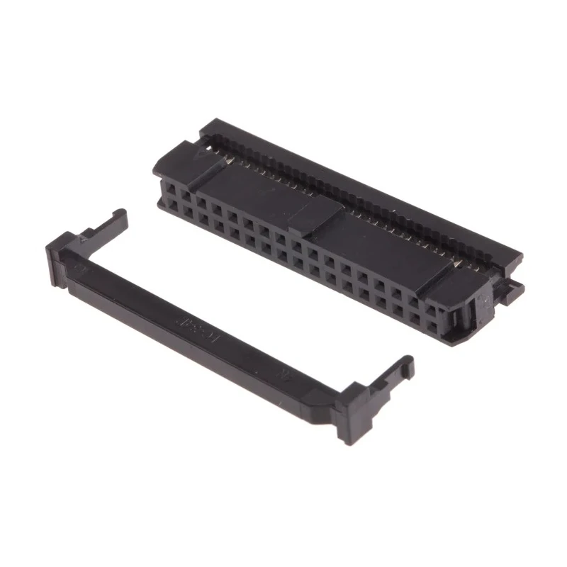 RS PRO 34-Way IDC Connector Female for Cable 2 Row 500V DC 1A Right Angle Phosphor Bronze Contacts 642-4985