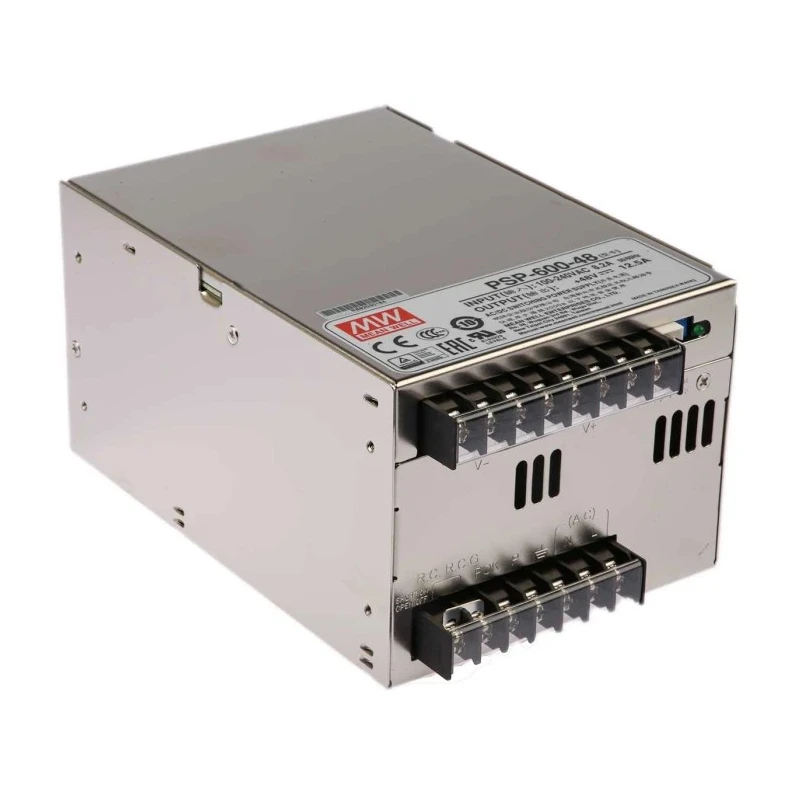 MEAN WELL PSP-600-48 Switching Power Supply 48V DC 600W Universal Input Chassis Mount PSP-600 Series