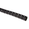 HellermannTyton Spiral Cable Wrap Polypropylene Black 2m Length 0.8mm Wall Thickness 14mm Nominal 161-64204 HWPP16L2-PP-BK