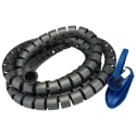 HellermannTyton Spiral Cable Wrap Polypropylene 27 mm Maximum Bundle Diameter 2 m Length 161-64406 HWPP25L2-PP-SR