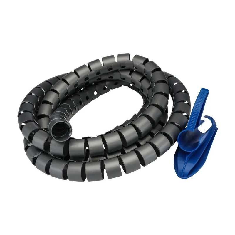 HellermannTyton Spiral Cable Wrap Polypropylene 27 mm Maximum Bundle Diameter 2 m Length 161-64406 HWPP25L2-PP-SR