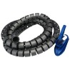 HellermannTyton Spiral Cable Wrap Polypropylene 27 mm Maximum Bundle Diameter 2 m Length 161-64406 HWPP25L2-PP-SR