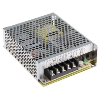 MEAN WELL RS-75-15 Switching Power Supply 15V DC, 75W, 5A Output, Chassis Mount RS-75-15
