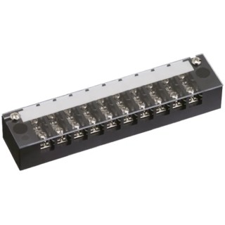 Sato Parts ML-20 Series Non-Fused Terminal Block, 10-Way, 20A, 250V, 11mm Pitch, Screw Termination ML-20-10P