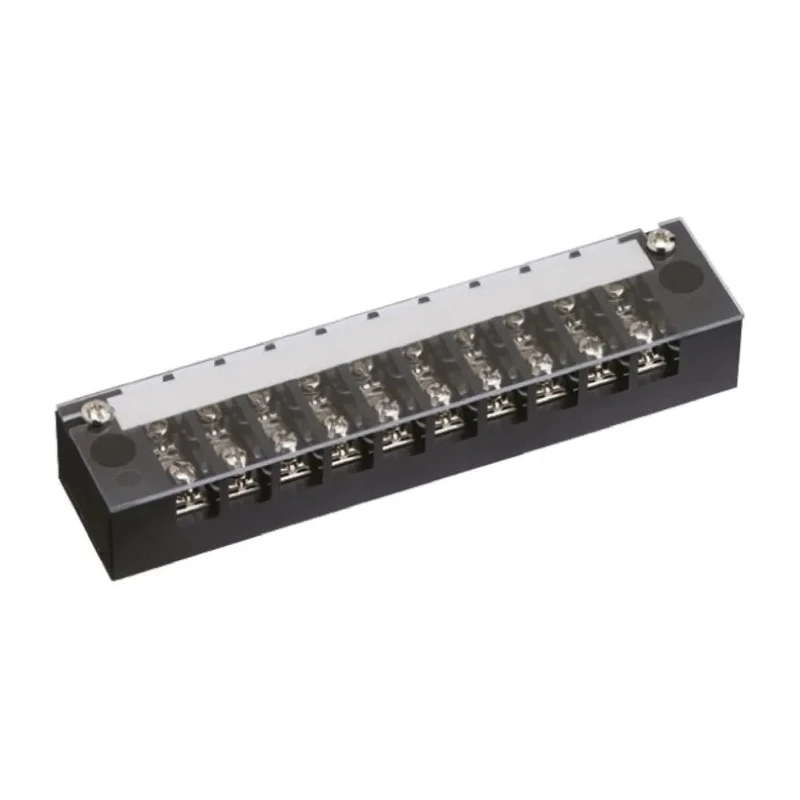 Sato Parts ML-20 Series Non-Fused Terminal Block, 10-Way, 20A, 250V, 11mm Pitch, Screw Termination ML-20-10P