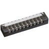 Sato Parts ML-20 Series Non-Fused Terminal Block, 10-Way, 20A, 250V, 11mm Pitch, Screw Termination ML-20-10P