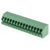 Phoenix Contact PTSA 1.5/15-3.5-F Series 45° PCB Terminal Block, 15 Contacts, 3.5 mm Pitch, 1 Row 1985098