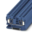 Phoenix Contact ST 10 BU Series Feed Through Terminal Block Blue, 1-Level, Spring Cage, 1.5mm² to 16 mm², 57A, 1kV 3036123