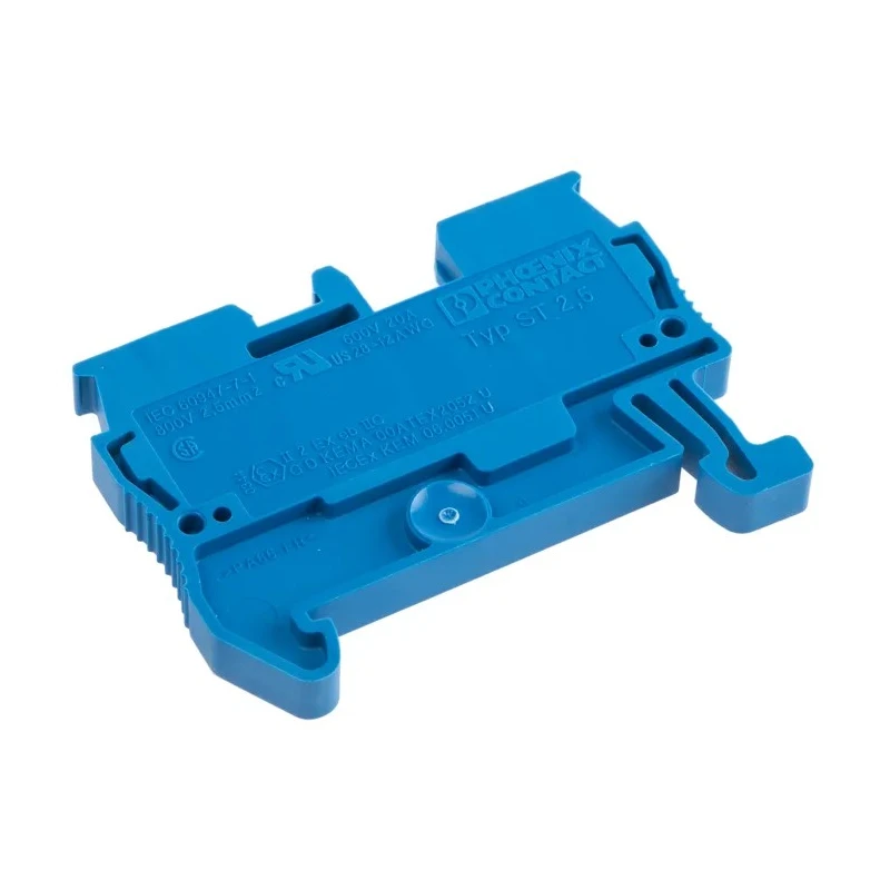 Phoenix Contact ST 2.5 BU Series Feed Through Terminal Block Blue 800V 28A Spring Cage 1-Level 3031225