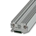 Phoenix Contact ST 2.5-TG Series Disconnect Terminal Block, Grey, 16A, 400V, 1-Level, Spring Cage, Model 3038435
