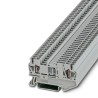 Phoenix Contact ST 2.5-TG Series Disconnect Terminal Block, Grey, 16A, 400V, 1-Level, Spring Cage, Model 3038435