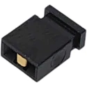 Hirose HIF3 Shorting Link Closed Top Black Female Connector 2 Way 1 Row 2.54 mm Pitch 