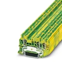 Phoenix Contact ST 2.5-TWIN-PE Series Earth Terminal Block Green, Yellow, 2.5mm², 3-Level, Spring Cage 3031267