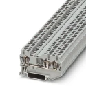Phoenix Contact ST 2.5-TWIN Series Feed Through Terminal Block Grey 0.08mm² to 4 mm², 1-Level, Spring Cage, 800V, 28A 3031241