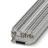 Phoenix Contact ST 2.5-TWIN Series Feed Through Terminal Block Grey 0.08mm² to 4 mm², 1-Level, Spring Cage, 800V, 28A 3031241
