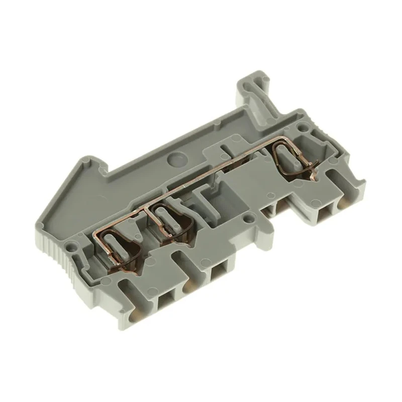 Phoenix Contact ST 2.5-TWIN Series Feed Through Terminal Block Grey 0.08mm² to 4 mm², 1-Level, Spring Cage, 800V, 28A 3031241
