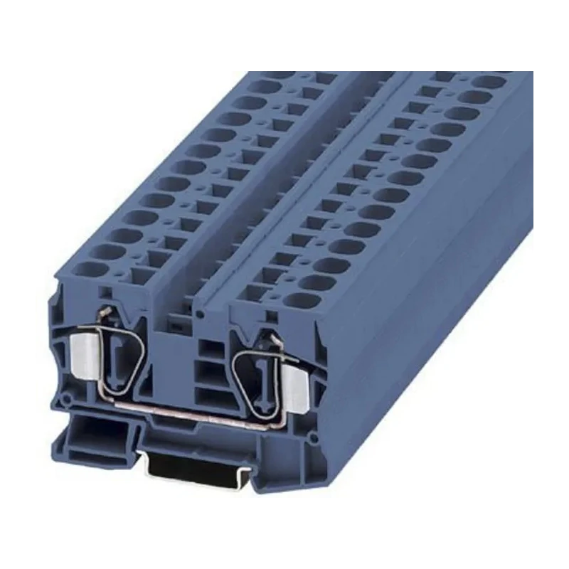 Phoenix Contact ST 16 BU Feed Through Terminal Block Blue, 1.5mm²-25mm², 1-Level, Spring Cage, 800V, 76A, IECEx 3036152