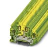 Phoenix Contact Double Level Terminal Block STTB 1.5-PE Series, 2-Level, Spring Cage, 0.08mm² to 1.5mm², 6kV 3036013