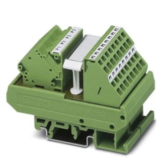 Phoenix Contact 10-Contact Male Interface Module, Flat Ribbon Cable Connector, DIN Rail Mount, 32A, 250V AC, Model 2302353