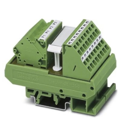 Phoenix Contact 10-Contact Male Interface Module, Flat Ribbon Cable Connector, DIN Rail Mount, 32A, 250V AC, Model 2302353