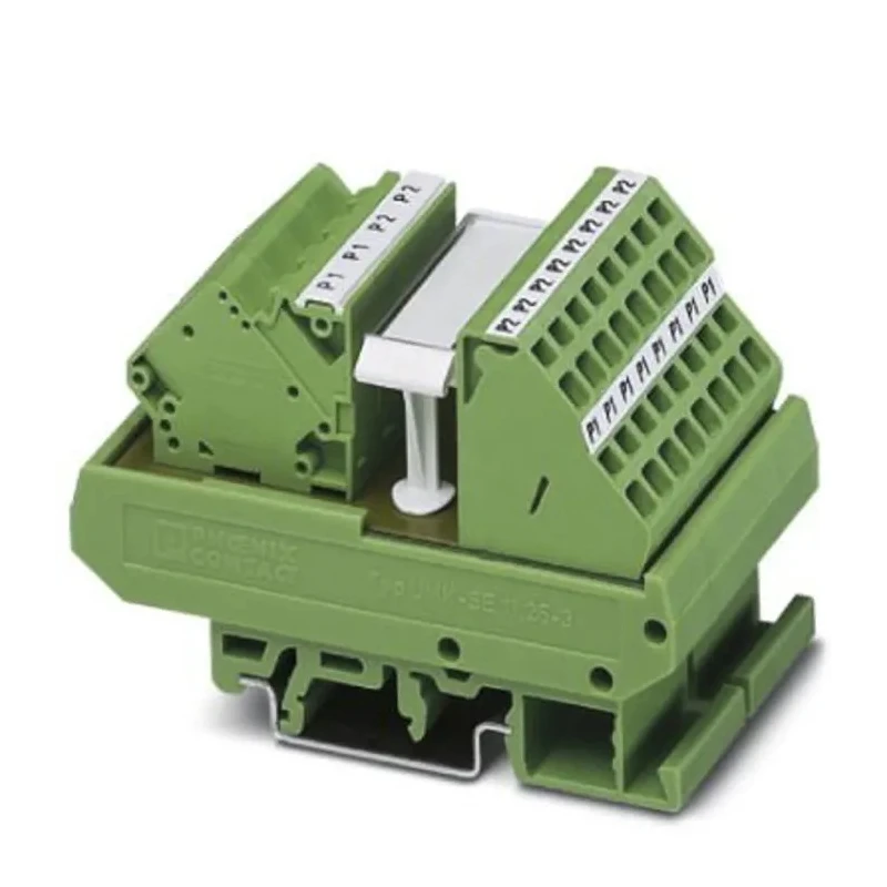 Phoenix Contact 10-Contact Male Interface Module, Flat Ribbon Cable Connector, DIN Rail Mount, 32A, 250V AC, Model 2302353