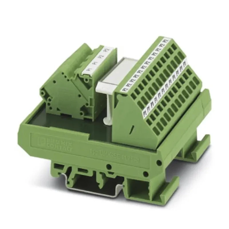 Phoenix Contact 14-Contact Male Interface Module Flat Ribbon Cable Connector DIN Rail Mount 32A 2302366