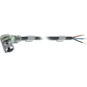 Phoenix Contact Sensor Actuator Cable Female 3 way Right Angle to 3 way Unterminated 24V Polyurethane Jacket 3 m 1694402