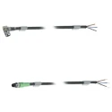 PHOENIX CONTACT Sensor Actuator Cable Right Angle Female to Unterminated 3 Contacts 24V 3m 1671072
