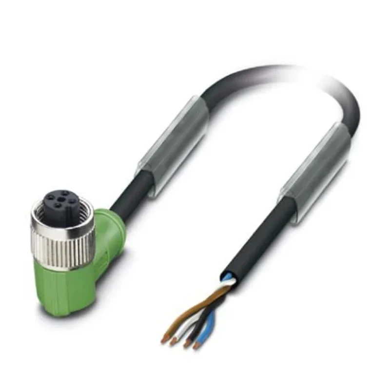 Phoenix Contact 4 Way Right Angle to Female 4 Way Unterminated Sensor Actuator Cable 3m 25V SAC-4P- 3.0-PUR/M12FR 1668234