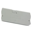 Phoenix Contact D-ST Series Non-Fuse DIN Rail Terminal Block End Cover Grey Polyamide 3030514