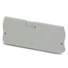 Phoenix Contact D-ST Series Non-Fuse DIN Rail Terminal Block End Cover Grey Polyamide 3030514