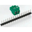 Phoenix Contact COMBICON PST Series Pluggable Terminal Block, 14-Contact, 3.5 mm Pitch, 1 Row, 12A, 400V, Polyamide 1945216