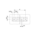 Phoenix Contact PT 2.5/11-7.5-H Series Straight PCB Terminal Block, 11 Contacts, 7.5 mm Pitch, 32A, 800V, 1 Row 1988192