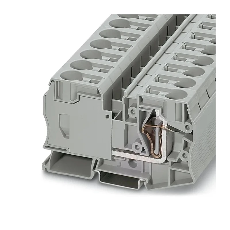 Phoenix Contact ST 35 Series Feed Through Terminal Block Grey, 125A Current, 1kV Voltage, 2.5mm² to 35mm² Cable CSA 3036178