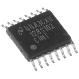 Texas Instruments 8-Channel 12-Bit SAR ADC 1 Msps 16-Pin TSSOP ADC128S102CIMT/NOPB