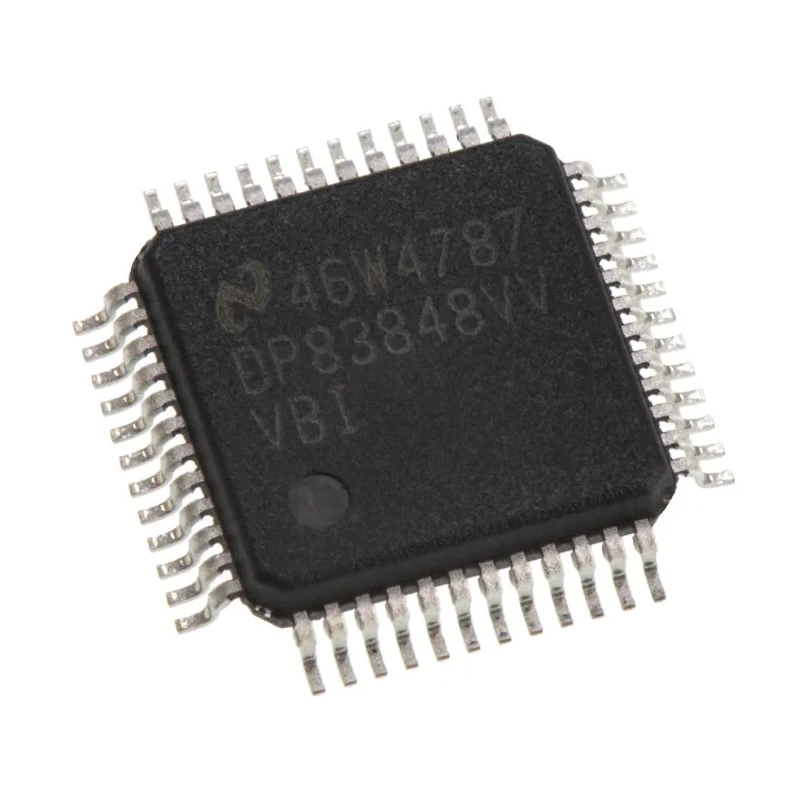 Texas Instruments 48-Pin LQFP Ethernet Transceiver 3.3 V 100 Mbps RMII Full Duplex/Half Duplex DP83848IVV/NOPB