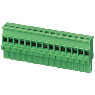 Phoenix Contact MVSTBW 2.5/10-ST-5.08 Series Pluggable Terminal Block, 10-Contact, 5.08 mm Pitch, 1 Row, 320V, 12A 1792838