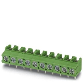 Phoenix Contact COMBICON PT Series 10-Contact PCB Terminal Block, 5 mm Pitch, Right Angle, Screw Connection 1935394