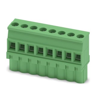Phoenix Contact MVSTBW 2.5/8-ST-5.08 Series Pluggable Terminal Block, 8-Contact, 5.08 mm Pitch, 1 Row, 320V, 12A 1792812
