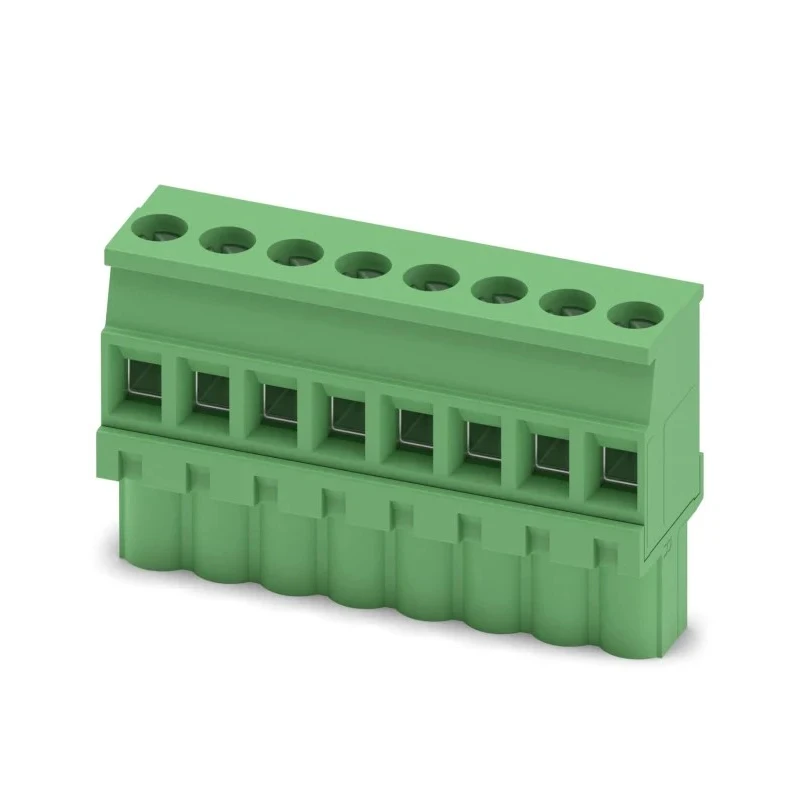 Phoenix Contact MVSTBW 2.5/8-ST-5.08 Series Pluggable Terminal Block, 8-Contact, 5.08 mm Pitch, 1 Row, 320V, 12A 1792812