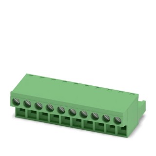 Phoenix Contact Pluggable Terminal Block 10-Contact 5.08 mm Pitch, Screw Termination, Polyamide Housing, 12A 320V 1777361