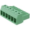 Phoenix Contact PC Series Pluggable Terminal Block 6-Contact 7.62 mm Pitch 1 Row 400V 20A Screw Connection Polyamide 1804946